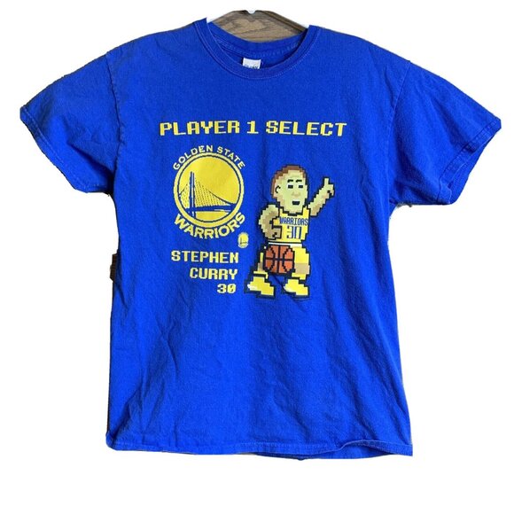 Golden State Warriors Shirts Stephen Curry Player 1 Select Size Medium - Picture 1 of 6
